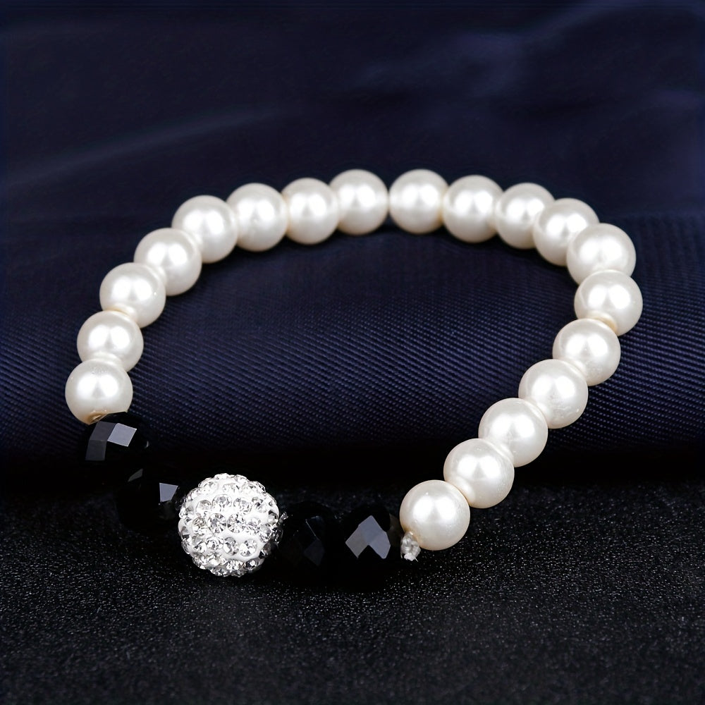 4pcs Earrings Bracelet Necklace Jewelry Set Dainty Accessories Noble Party Decor