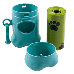 Convenient Waste Bag Dispenser for Pet Dog Poo - Outdoor