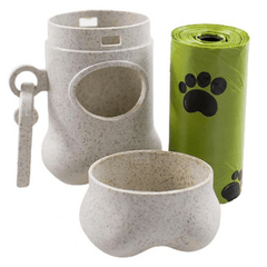 Convenient Waste Bag Dispenser for Pet Dog Poo - Outdoor