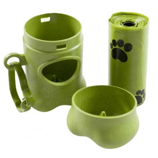 Convenient Waste Bag Dispenser for Pet Dog Poo - Outdoor