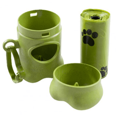 Convenient Waste Bag Dispenser for Pet Dog Poo - Outdoor