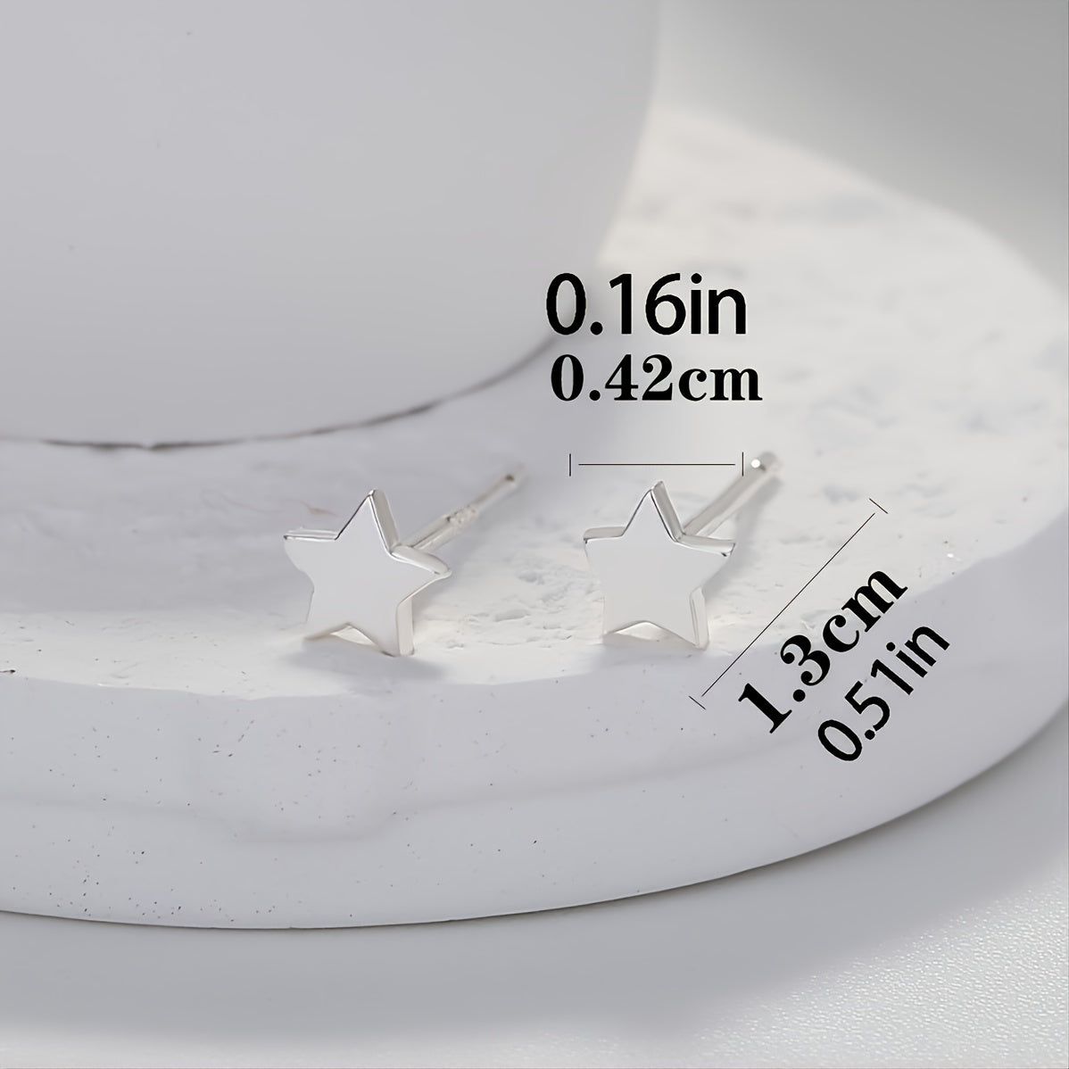 Mini Star Stud Earrings for Girls Kids