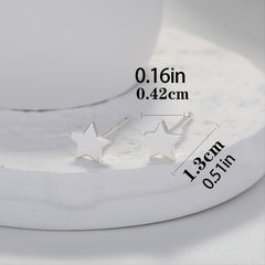 Mini Star Stud Earrings for Girls Kids