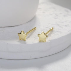 Mini Star Stud Earrings for Girls Kids