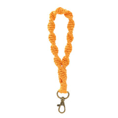 Hand Woven Cotton Rope Keychain Bracelet for Girls Wristband