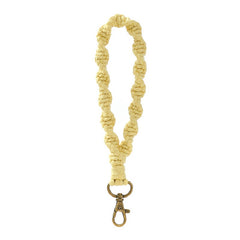 Hand Woven Cotton Rope Keychain Bracelet for Girls Wristband