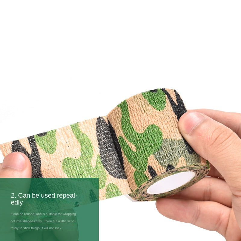 Camouflage Tape Self Adhesive Non Woven Fabric For Cycling