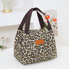 Casual Bento Bag Ice Pack Outdoor Picnic Lunch Waterproof Hand Wash Insulated