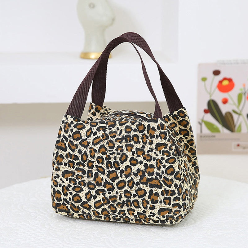 Casual Bento Bag Ice Pack Outdoor Picnic Lunch Waterproof Hand Wash Insulated