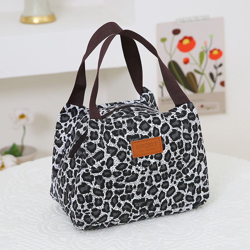 Casual Bento Bag Ice Pack Outdoor Picnic Lunch Waterproof Hand Wash Insulated