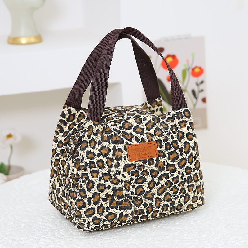 Casual Bento Bag Ice Pack Outdoor Picnic Lunch Waterproof Hand Wash Insulated