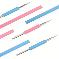 Double-Head Stainless Steel Acne Needle for Blackhead Removal