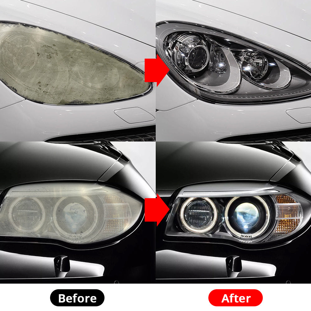 Car Headlight Polishing Agent Scratch Remover Repair Fluid Kit
