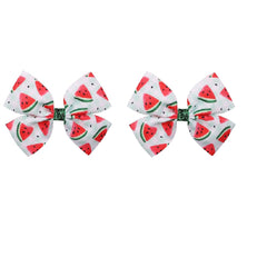 Watermelon Print Bow Hair Clip Hair Accessories Baby Girls