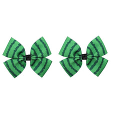 Watermelon Print Bow Hair Clip Hair Accessories Baby Girls