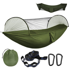 Double Camping Hammock With Mosquito Net Ultralight Nylon Parachute Hammocks