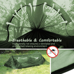 Double Camping Hammock With Mosquito Net Ultralight Nylon Parachute Hammocks