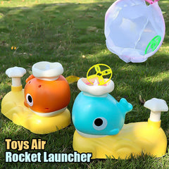 Air Rocket Launcher Outdoor Toy Soaring Rocket Flying Disc Saucer