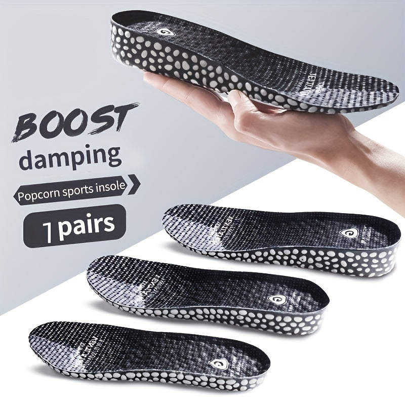 Sports Shock Absorption Insoles High Elastic Deodorant Comfortable