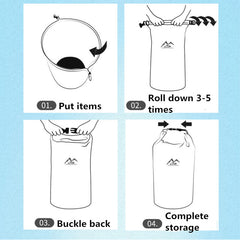 Waterproof Compression Bag for Travel - Keep Clothes Dry