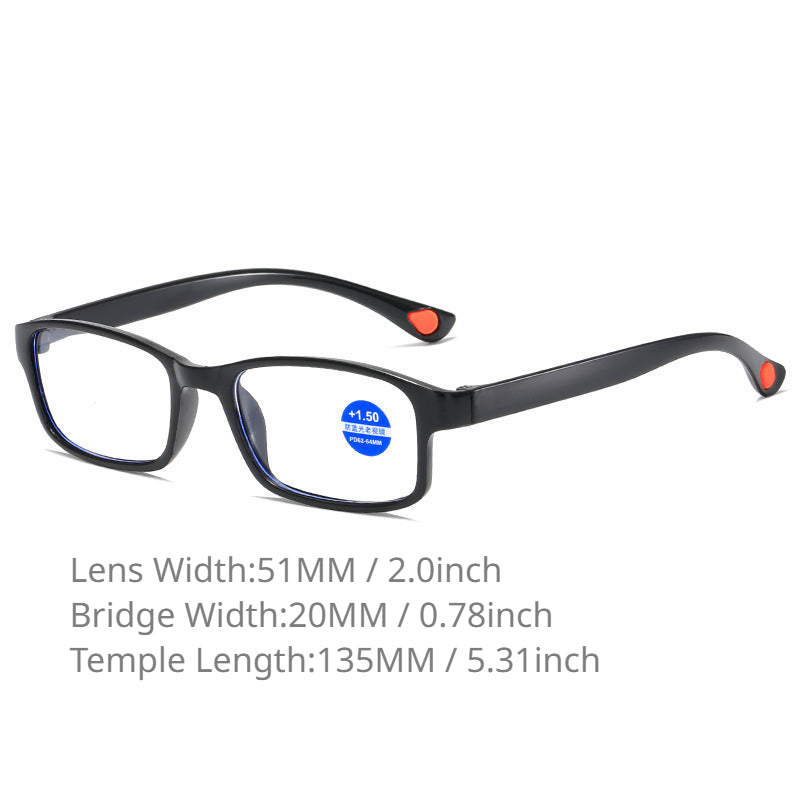 Men's Anti Light Glasses Vintage Portable High Definition Glasses