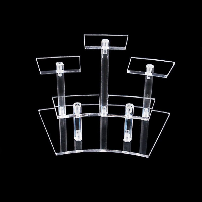 Acrylic Mini Toy Display Rack Perfume Doll Jewelry Stand