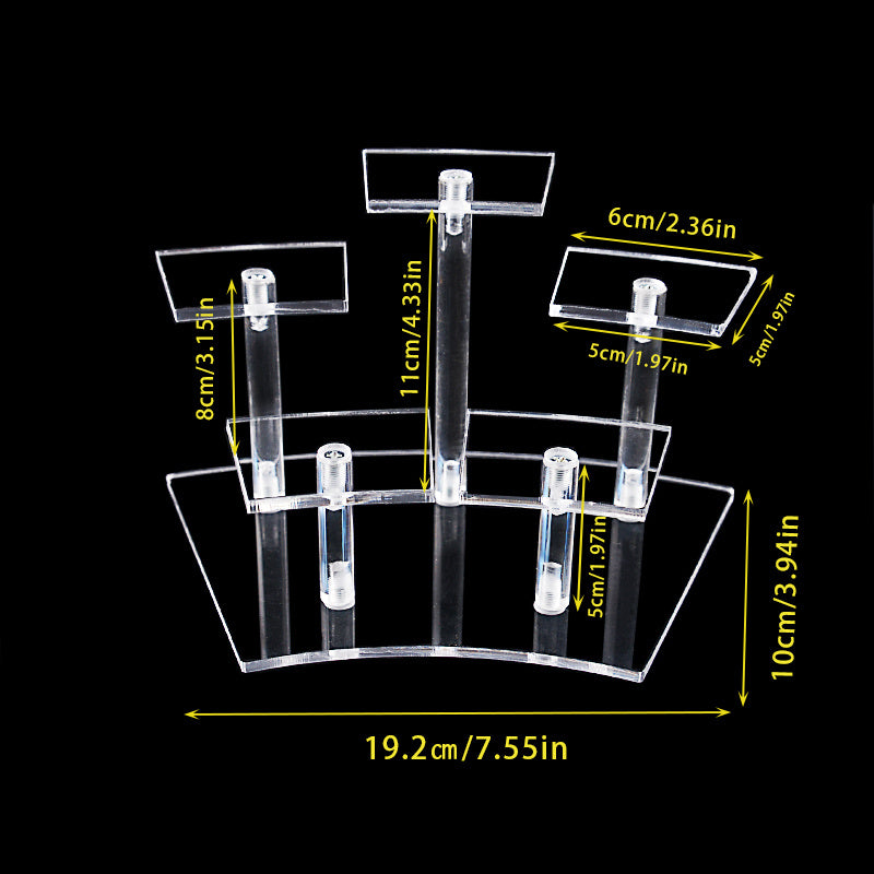 Acrylic Mini Toy Display Rack Perfume Doll Jewelry Stand