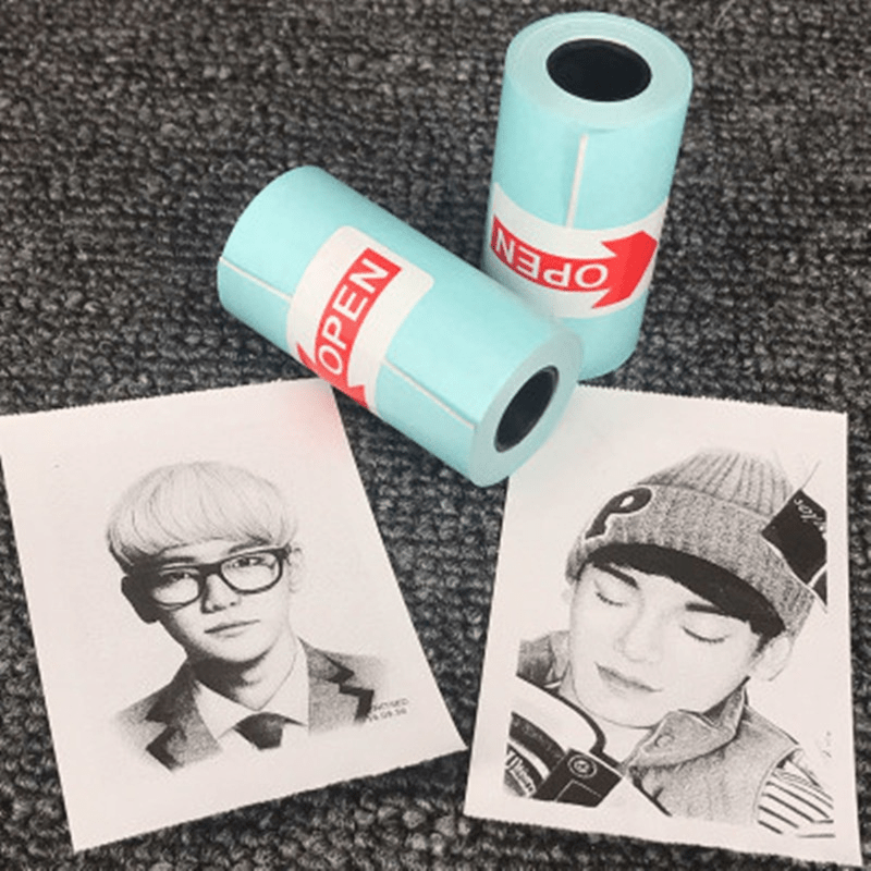 Printable Sticker Roll for Pocket Thermal Printer