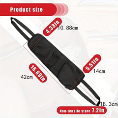 Car Seat Storage Hanging Bag Pocket Organizer Mesh Net Fits Cars SUVs Trucks