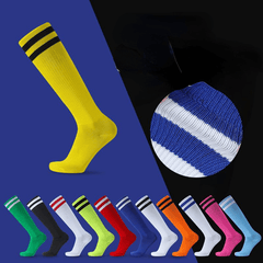Outdoor Striped Mid Calf Socks for Training