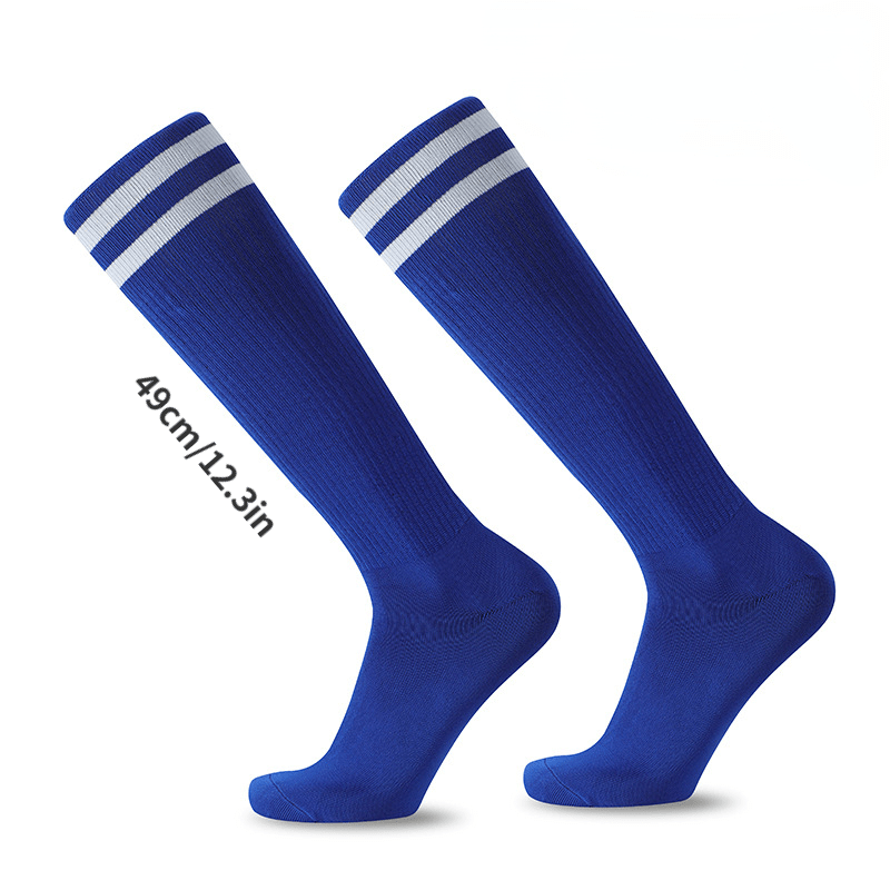 Outdoor Striped Mid Calf Socks for Training