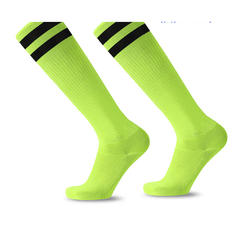Outdoor Striped Mid Calf Socks for Training