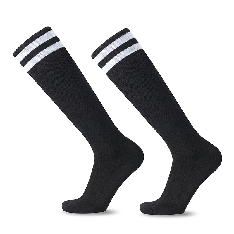 Outdoor Striped Mid Calf Socks for Training