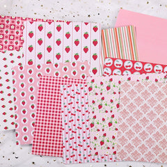 20 Sheets Pink Material Papers Retro Journal Ballet Decoration DIY Tools Student