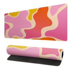 Modern Abstract Pink Desk Mat XL - Office Decor