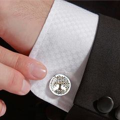 Tree Of Life Alloy Cufflinks For Men Shirt Cufflinks Gift