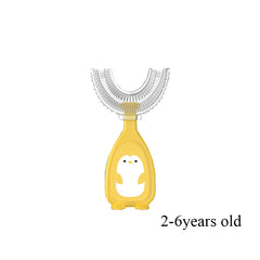 Kids U-shaped Silicone Toothbrush Soft Oral Care