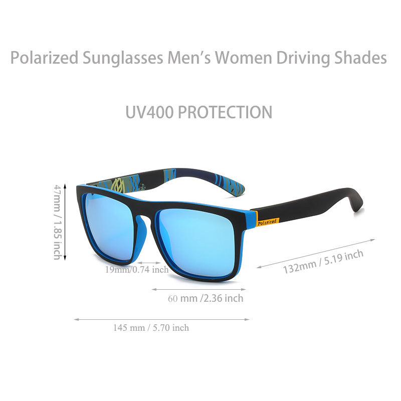 Men's Polarized Square Sunglasses for Fishing Driving