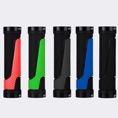 1pair Bike Handlebar Grip Lock On Rubber Cover Bike Accessories
