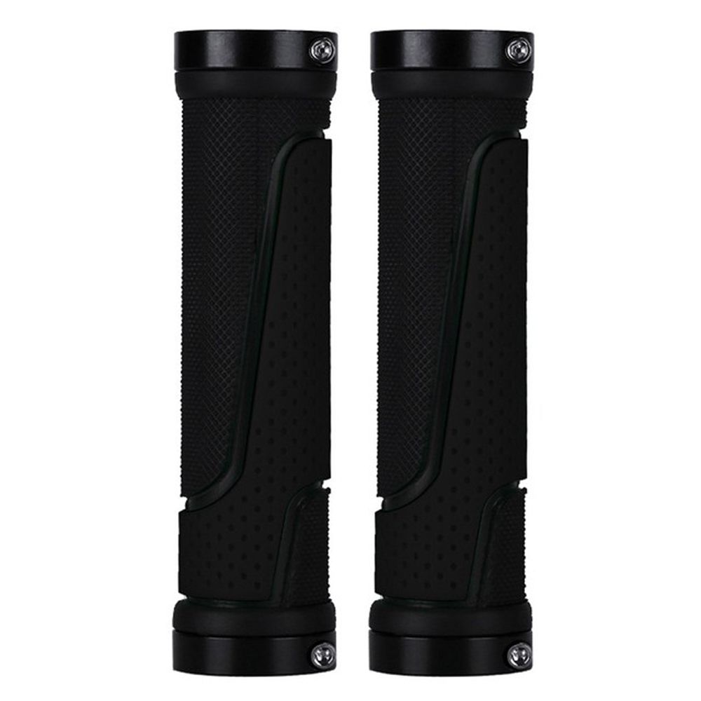 1pair Bike Handlebar Grip Lock On Rubber Cover Bike Accessories