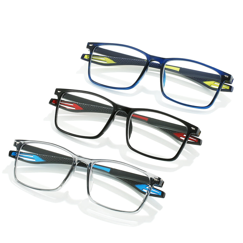 TR90 Anti Light Reading Glasses Ultra Light Eye Protection Readers Eyewear
