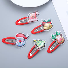 Sequin Christmas Hair Clips Holiday Hair Accessories for Girls