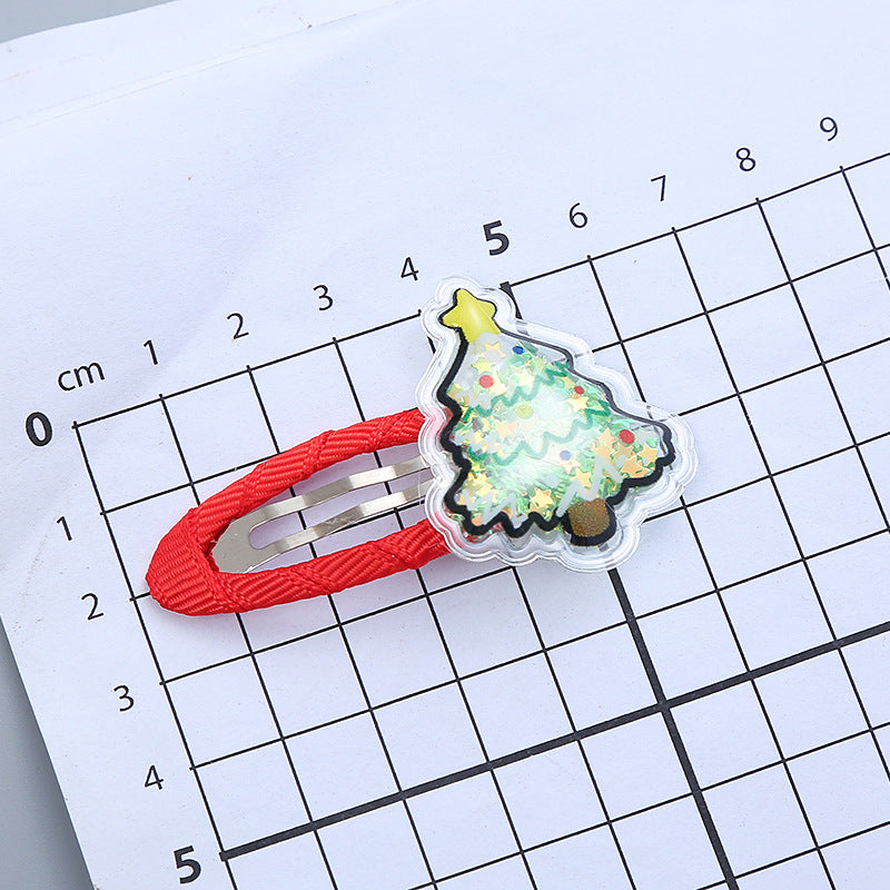 Sequin Christmas Hair Clips Holiday Hair Accessories for Girls