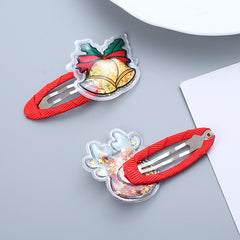 Sequin Christmas Hair Clips Holiday Hair Accessories for Girls
