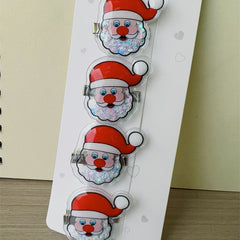5pcs Christmas Hairpin Holiday Hair Accessories For Girls