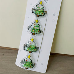 5pcs Christmas Hairpin Holiday Hair Accessories For Girls
