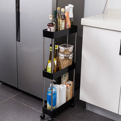 Stylish Clip Organizer with Hooks for Kitchen Bathroom