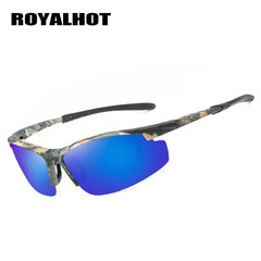 RoyalHot Camo Frame Polarized Sports Sunglasses UV Protection