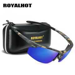 RoyalHot Camo Frame Polarized Sports Sunglasses UV Protection
