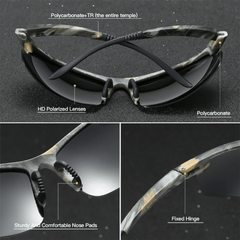 RoyalHot Camo Frame Polarized Sports Sunglasses UV Protection